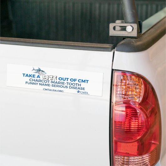 Neem een hap uit CMT Bumpersticker (Op Truck)
