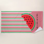 Neem een hap uit het leven strandlaken (Voorkant)