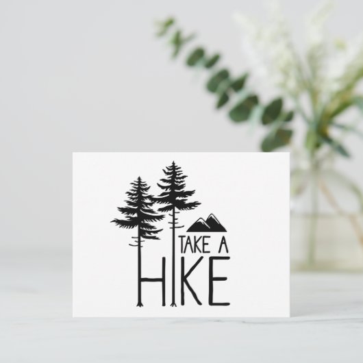 Neem een heek briefkaart (Staand voorkant)