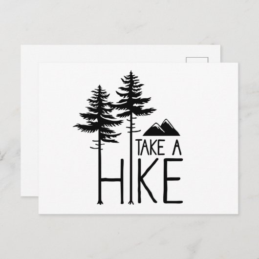 Neem een heek briefkaart (Voorkant / Achterkant)