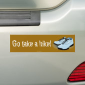 "Neem een heek!" Bumpersticker (Op auto)