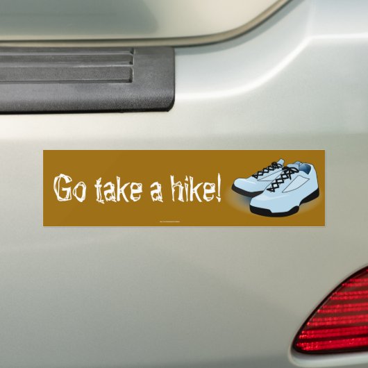 "Neem een heek!" Bumpersticker (Op auto)
