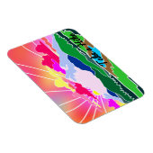 Neem een heek - Colorful Sunset, Mountains en Rive Magneet (Rechterzijde)