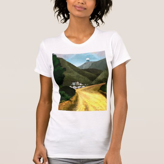Neem een heek. Dames Bella Canvas Fine Jersey T-shirt (Voorkant)