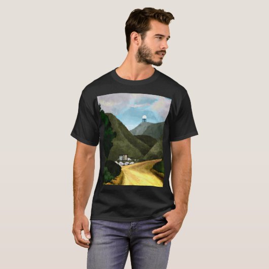 Neem een heek. Mannen Basic Dark T-shirt (Voorkant volledig)