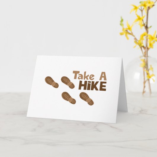 Neem een heup kaart (Gele Bloem)