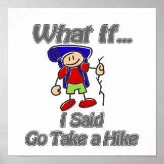 Neem een heuptje mee poster