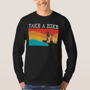 Neem een Hike Afghan Hound Graphic Hiking T-shirt