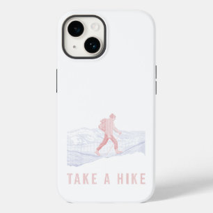 Neem een Hike Blue en Red Case-Mate iPhone 14 Hoesje