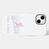 Neem een Hike Blue en Red Case-Mate iPhone Case (Achterkant (horizontaal))