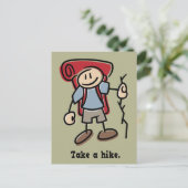 Neem een Hike Briefkaart (Staand voorkant)