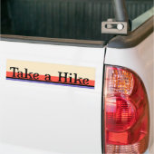 Neem een Hike Bumpersticker (Op Truck)