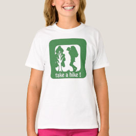 neem een hike in de veiligheidstroepen in de open t-shirt