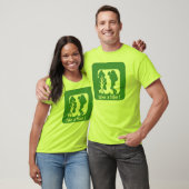 neem een hike in de veiligheidstroepen in de open t-shirt (Unisex)
