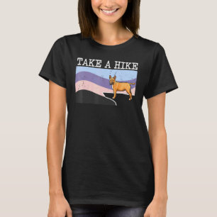 Neem een Hike Miniature Bull Terrier Graphic Hikin T-shirt