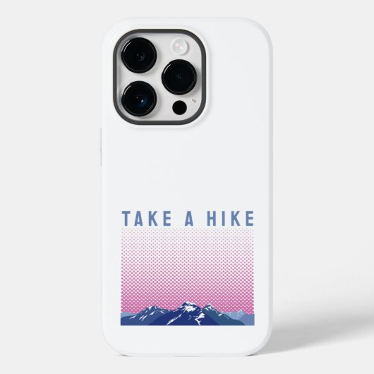Neem een Hike/Outdooravontuur Case-Mate iPhone Case (Achterkant)