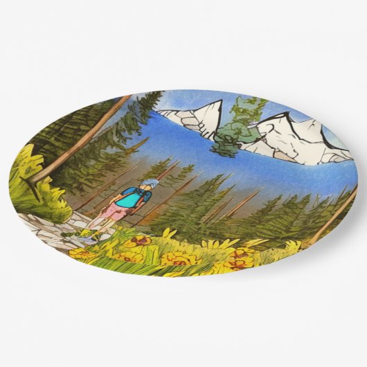 Neem een Hike Papieren Bordje (Gekanteld)