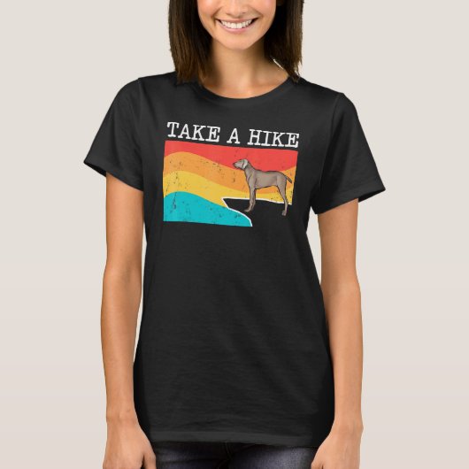 Neem een Hike Pointer Grafische Hiking T-shirt (Voorkant)