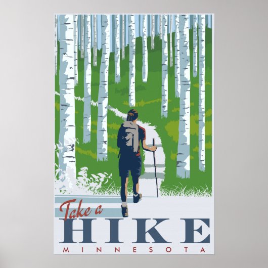 Neem een Hike Poster (Voorkant)
