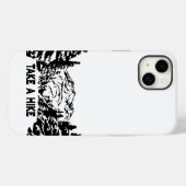 Neem een Hike quote monochrome berglandschap Case-Mate iPhone Case (Achterkant (horizontaal))
