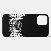 Neem een Hike quote monochrome berglandschap Case-Mate iPhone Case (Achterkant (horizontaal))