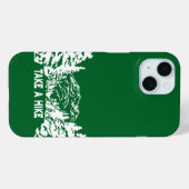 Neem een Hike quote monochrome berglandschap Case-Mate iPhone Case (Achterkant (horizontaal))