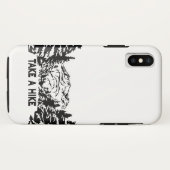 Neem een Hike quote monochrome berglandschap Case-Mate iPhone Case (Achterkant (horizontaal))
