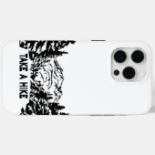 Neem een Hike quote monochrome berglandschap Case-Mate iPhone Case (Achterkant (horizontaal))