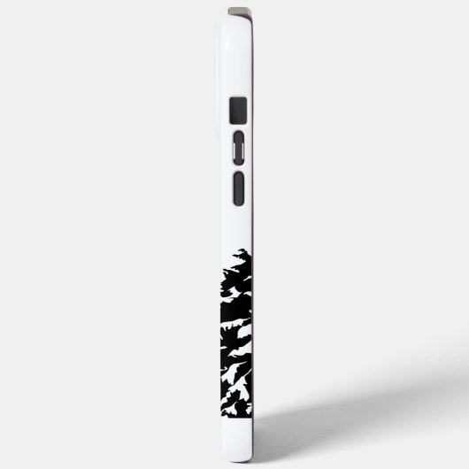 Neem een Hike quote monochrome berglandschap Case-Mate iPhone Case (Achterkant / Links)