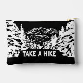 Neem een Hike quote monochrome berglandschap Etui (Achterkant)