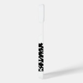 Neem een Hike quote monochrome berglandschap iPhone Hoesje (Rechterkant)