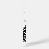 Neem een Hike quote monochrome berglandschap iPhone Hoesje (Linkerkant)