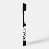 Neem een Hike quote monochrome berglandschap iPhone Hoesje (Linkerkant)