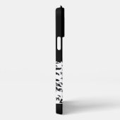 Neem een Hike quote monochrome berglandschap iPhone Hoesje (Rechterkant)