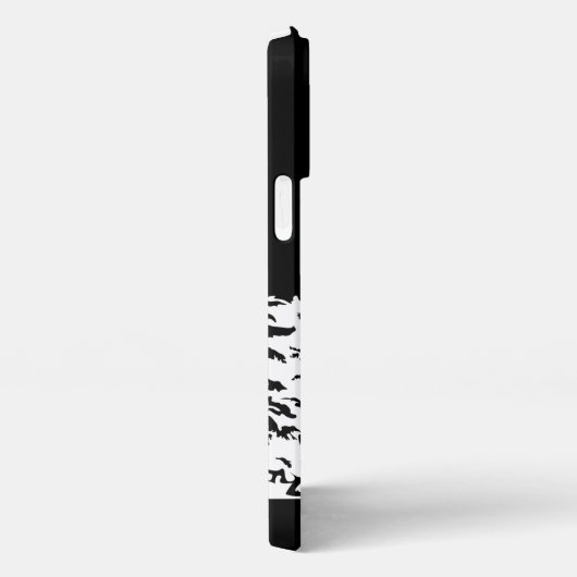 Neem een Hike quote monochrome berglandschap iPhone Hoesje (Rechterkant)