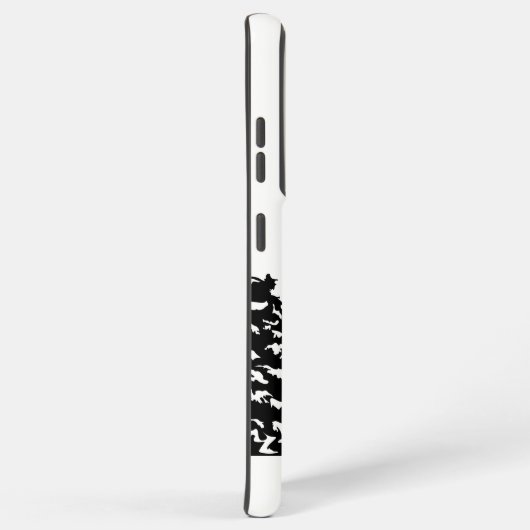 Neem een Hike quote monochrome berglandschap Samsung Galaxy Hoesje (Rechterkant)