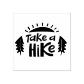 Neem een Hike Rubberstempel (Afrduk)