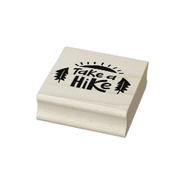 Neem een Hike Rubberstempel