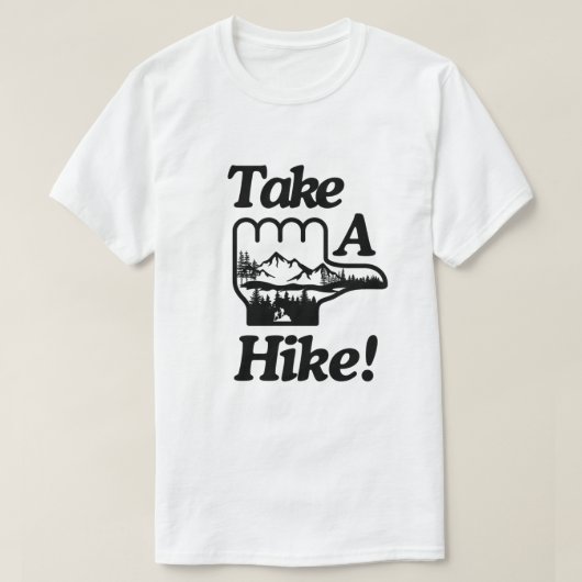 Neem een Hike T-shirt (Design voorkant)