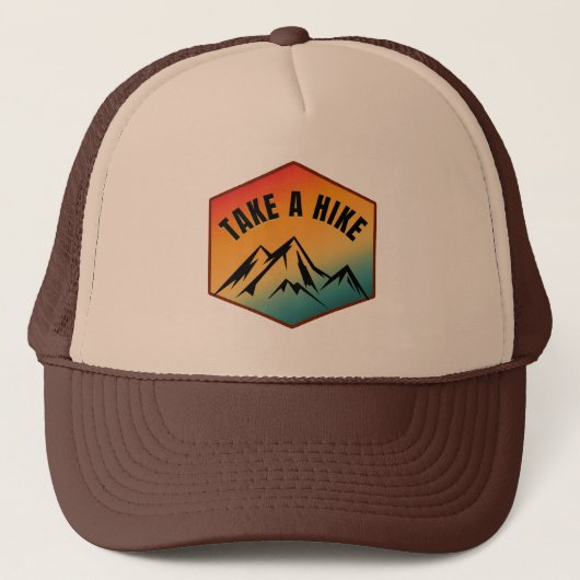 NEEM EEN HIKE TRUCKER HAT PET (Voorkant)