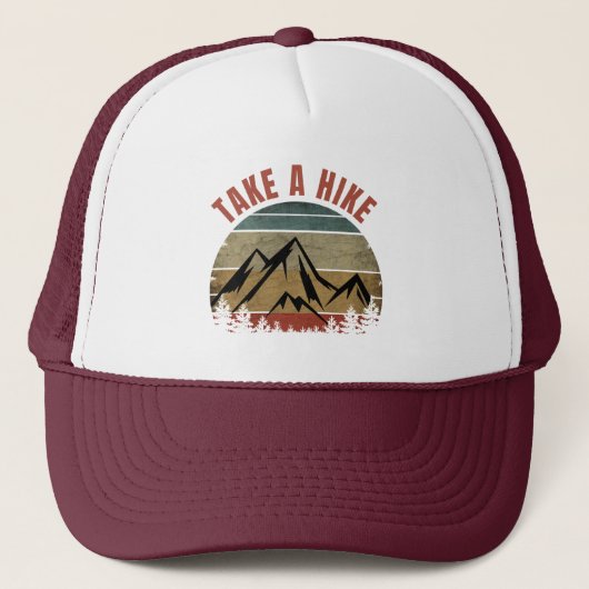 NEEM EEN HIKE TRUCKER HAT TRUCKER PET (Voorkant)