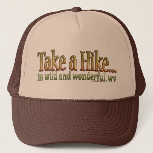 Neem een Hike.. Trucker Pet (Voorkant)