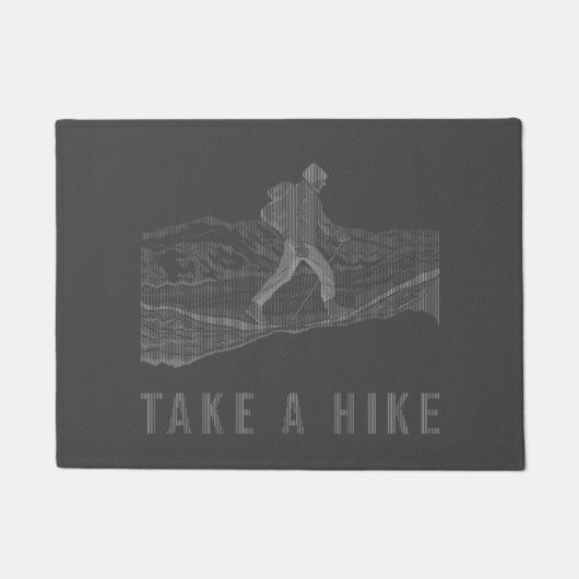 Neem een Hike White Deurmat (Voorkant)