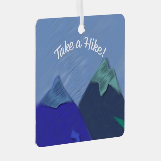 Neem een hoogtepunt van de heekberg metalen ornament (Voorkant Rechts)