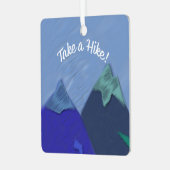 Neem een hoogtepunt van de heekberg metalen ornament (Voorkant links)