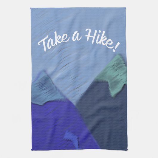 Neem een hoogtepunt van de heekberg theedoek (Verticaal)