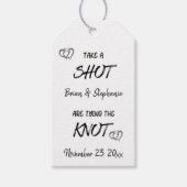 Neem een hotband met de Knot Personalized Weddensc Cadeaulabel (Voorkant)
