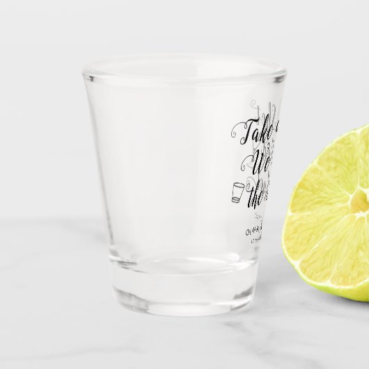 Neem een hotline die de Drink van de weddenschap m Shot Glas (Links)