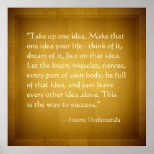 Neem één idea Swami Vivekananda Succescitaat op