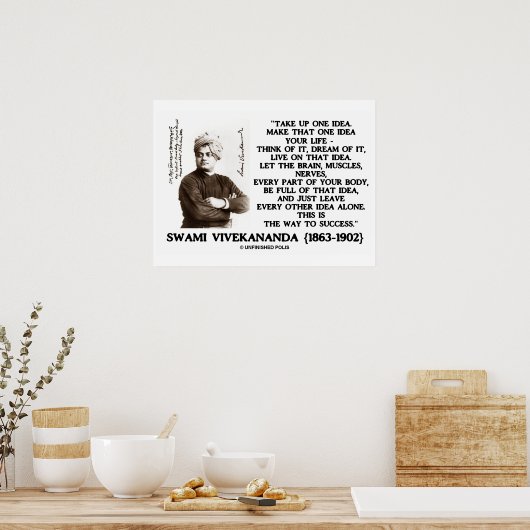 Neem één idee op dat het idee je levensnotering ma poster (Keuken)